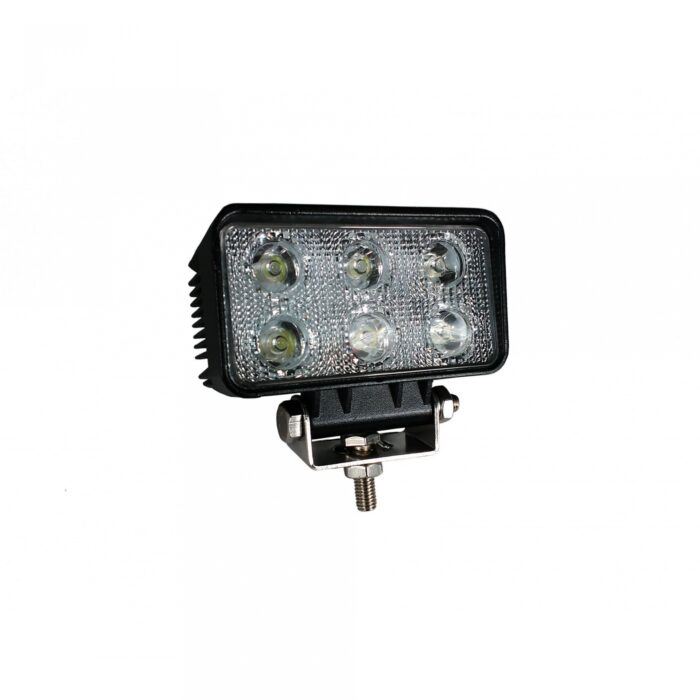 18W LED DRL дневни халогени светлини фар работна лампа 11см 6 диода 12/24V